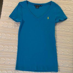 Ralph Lauren Sport Solid Short Sleeve V Neck